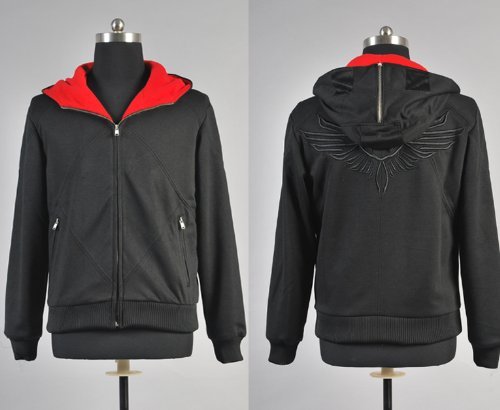 Game Costume Black Assassin's Creed Desmond Miles Hoodie - Click Image to Close